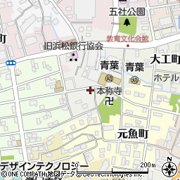 静岡県浜松市中央区栄町136周辺の地図