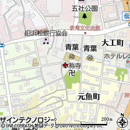 静岡県浜松市中央区栄町134周辺の地図