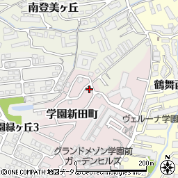 奈良県奈良市学園新田町3219-25周辺の地図