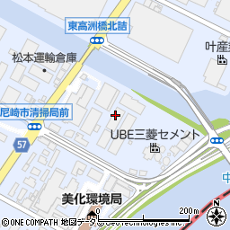 松本運輸倉庫株式会社　東倉庫営業所周辺の地図