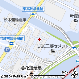 松本運輸倉庫株式会社　南倉庫営業所周辺の地図