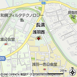 袋井市立浅羽西幼稚園周辺の地図