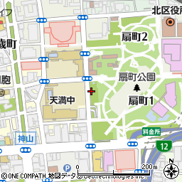 曽根崎警察署扇町公園交番周辺の地図