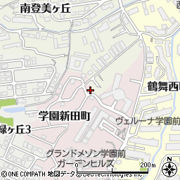 奈良県奈良市学園新田町3219-43周辺の地図