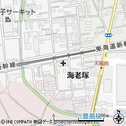 静岡県磐田市海老塚1022周辺の地図