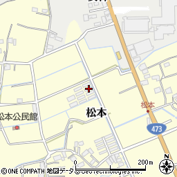 静岡県牧之原市松本192周辺の地図