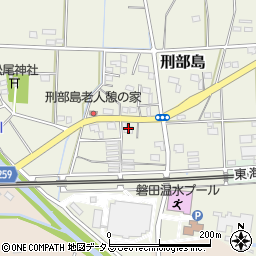 静岡県磐田市刑部島482周辺の地図