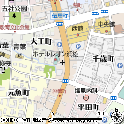 静岡県浜松市中央区伝馬町91周辺の地図