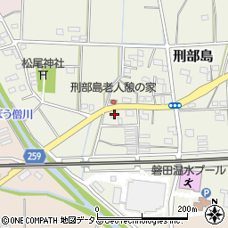 静岡県磐田市刑部島313周辺の地図