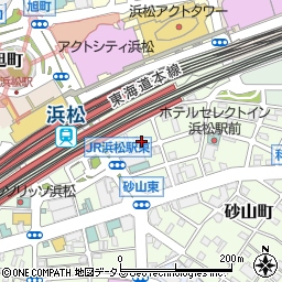 バジェットレンタカー浜松駅新幹線口店周辺の地図