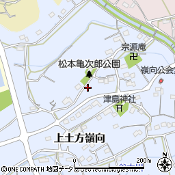 静岡県掛川市上土方嶺向1013周辺の地図