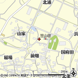 愛知県田原市浦町北浦187周辺の地図