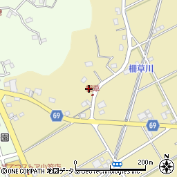 静岡県菊川市棚草564-1周辺の地図