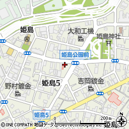 トヨタレンタリース大阪歌島橋店周辺の地図