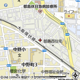 大阪府大阪市都島区都島南通1丁目9周辺の地図
