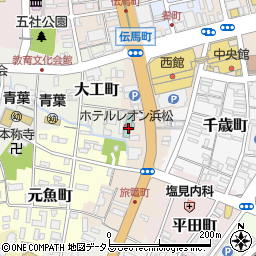 静岡県浜松市中央区伝馬町94周辺の地図