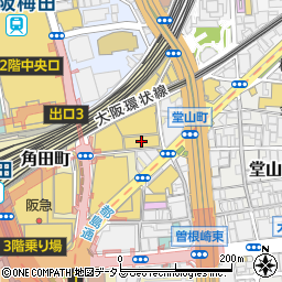 株式会社マルショウ　梅田店周辺の地図