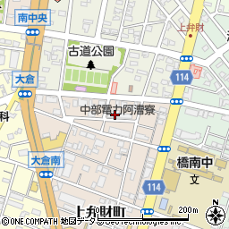 〒514-0806 三重県津市上弁財町の地図