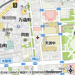 アンピールホテル大阪周辺の地図