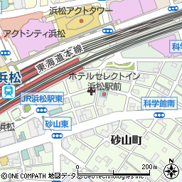 ホルモンとらじ 駅南本店周辺の地図