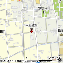 静岡県浜松市中央区飯田町881周辺の地図