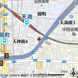 天満年金事務所周辺の地図