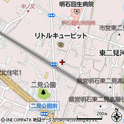 兵庫県明石市二見町東二見354-7周辺の地図