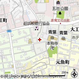 静岡県浜松市中央区栄町128周辺の地図