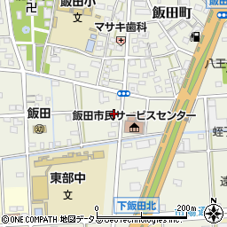 静岡県浜松市中央区飯田町569周辺の地図