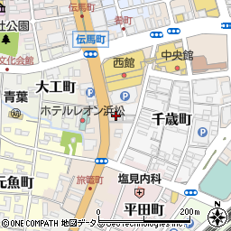 静岡県浜松市中央区伝馬町58周辺の地図