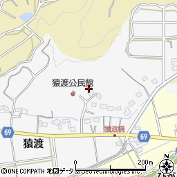 静岡県菊川市猿渡周辺の地図