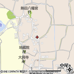 岡山県岡山市東区中尾822周辺の地図