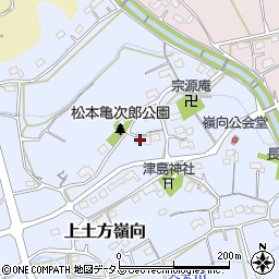 静岡県掛川市上土方嶺向1010周辺の地図