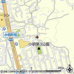 奈良県生駒市小明町1021-2周辺の地図