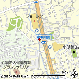 奈良県生駒市小明町1057-15周辺の地図