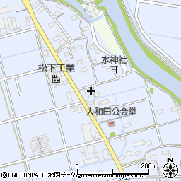 静岡県磐田市大原91周辺の地図
