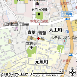 静岡県浜松市中央区栄町103周辺の地図