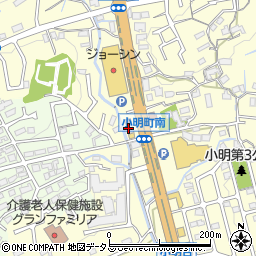 天下一品 東生駒店周辺の地図