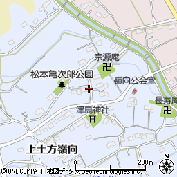 静岡県掛川市上土方嶺向1001周辺の地図