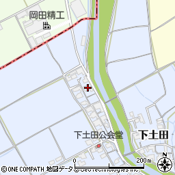 岡山県岡山市北区下土田51周辺の地図