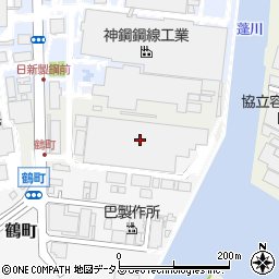 兵庫県尼崎市中浜新田南東ノ切周辺の地図