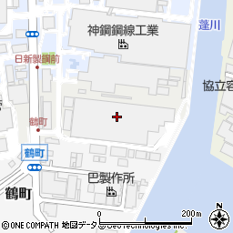 兵庫県尼崎市中浜新田（南東ノ切）周辺の地図