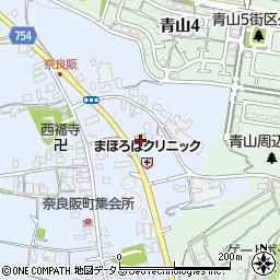 エムズドラッグ奈良阪店周辺の地図