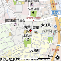 静岡県浜松市中央区栄町112周辺の地図