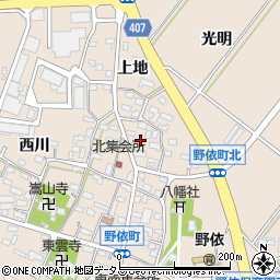 愛知県豊橋市野依町（北）周辺の地図