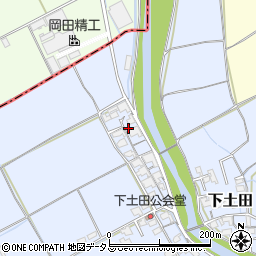 岡山県岡山市北区下土田43周辺の地図