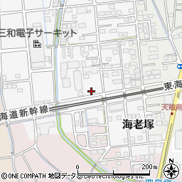 静岡県磐田市海老塚782周辺の地図