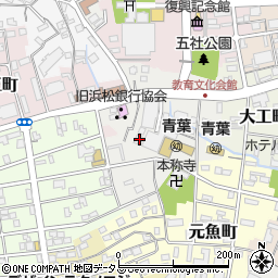 静岡県浜松市中央区栄町23周辺の地図