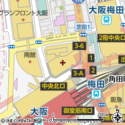 紅虎餃子房 LINKS梅田周辺の地図