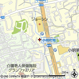 奈良県生駒市小明町1059周辺の地図